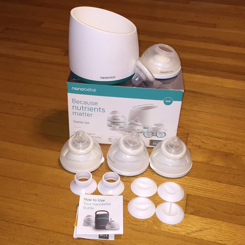 nanobebe Starter Set- 4 Baby Bottles